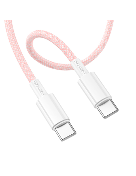 Cable Tipo C a Tipo C BX117 Borofone 1 Metro 60w Rosa