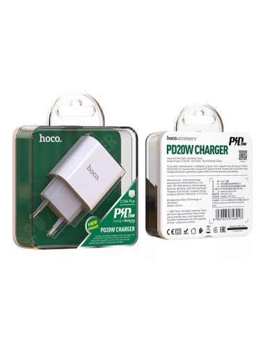 Adaptador Hoco C76a Plus 20w Blanco