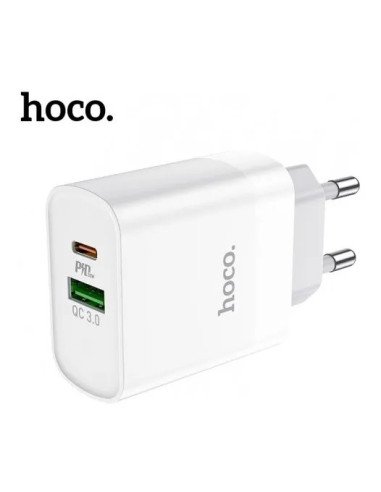 Adaptador Dual Hoco C80a Pd20w Blanco