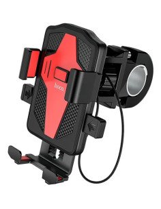 Soporte Hoco Ca73 para motocicleta, soporte para vehículo, negro rojo