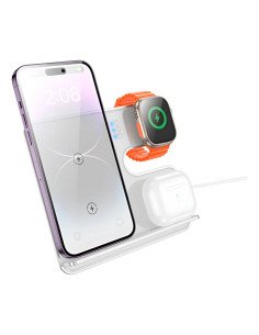 Cargador Inalámbrico 3 En 1 Hoco Cq19 2