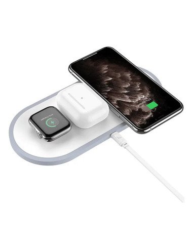 Cargador Inalámbrico Hoco Cw24 3 En 1 Carga Rápida