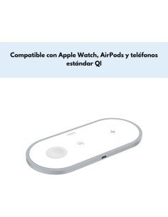 Cargador Inalámbrico Hoco Cw24 3 En 1 Carga Rápida 2