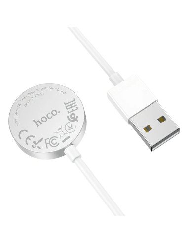 Cable Cargador Para Apple Watch Hoco Cw39 Blanco