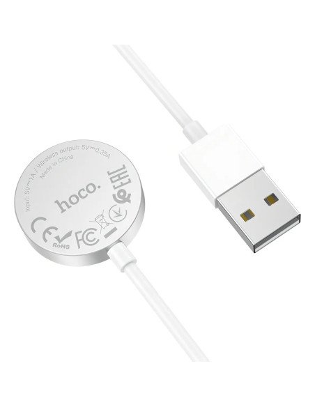 Cable Cargador Para Apple Watch Hoco Cw39 Blanco