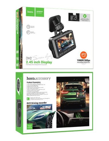 Camara De Auto Hoco Dv2 Wifi Dash Cam Full Hd 1080p