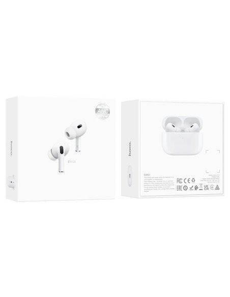 Audifonos TWS Hoco EW51 ANC Blanco