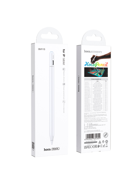 Lápiz Touch Para Tablet Hoco Gm113 Blanco