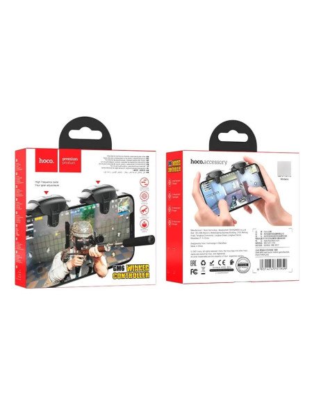 Soporte Celular Con Botones Gamer Hoco Gm6 Black Diginet