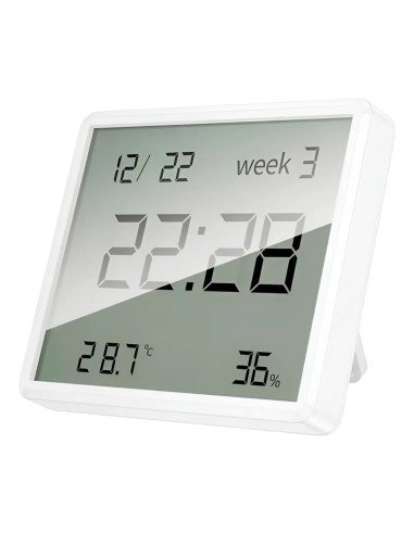 Higrotermometro Interior Con Reloj Hoco Hx41