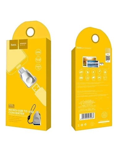 Adaptador Otg Convertidor Micro-usb A Usb Hoco Ua10