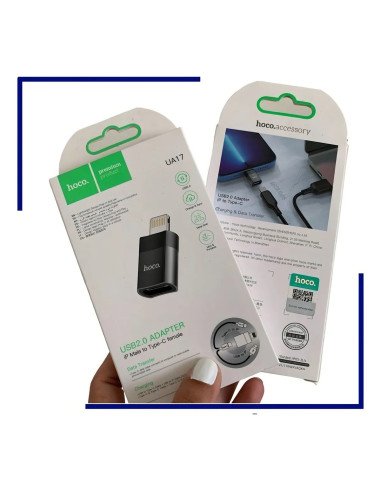 Adaptador Otg Para Lightning A Usb-c Hoco Ua17