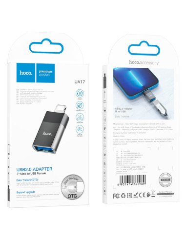 Adaptador Lightning a Usb Hoco Ua17
