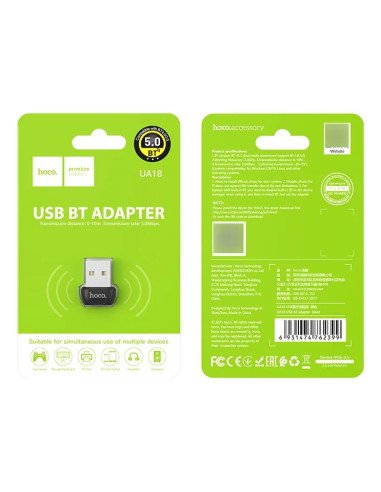 Hoco Adaptador Bluetooth Ua18 Conector Usb