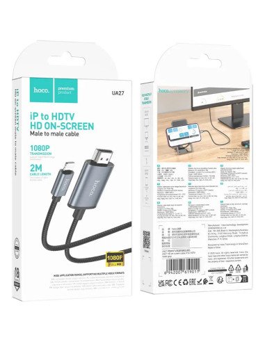 Cable Para Lightning A Hdmi 2m Hoco Ua27