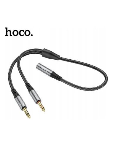 Cable De Audio Jack 3.5mm 2 En 1 Hoco Upa21