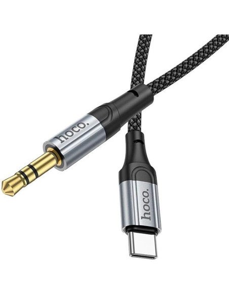 Cable Tipo C a Auxiliar Trenzado Hoco Upa26 1 Metro