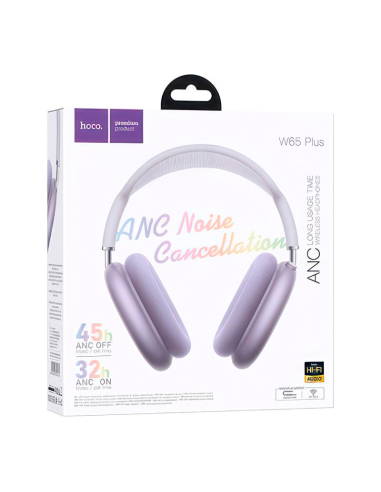 Audífonos Headset Bluetooth Hoco W65 Anc Plus