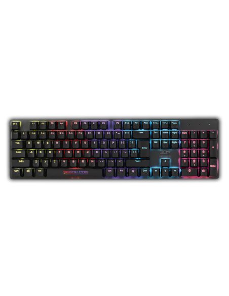 Teclado Gamer Mecanico 3DFX Sedrik Rgb Switch Blue Negro