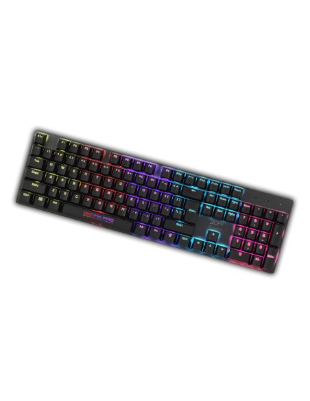 Teclado Gamer Mecanico 3DFX Sedrik Rgb Switch Blue Negro