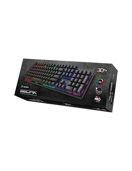 Teclado Gamer Mecanico 3DFX Sedrik Rgb Switch Blue Negro
