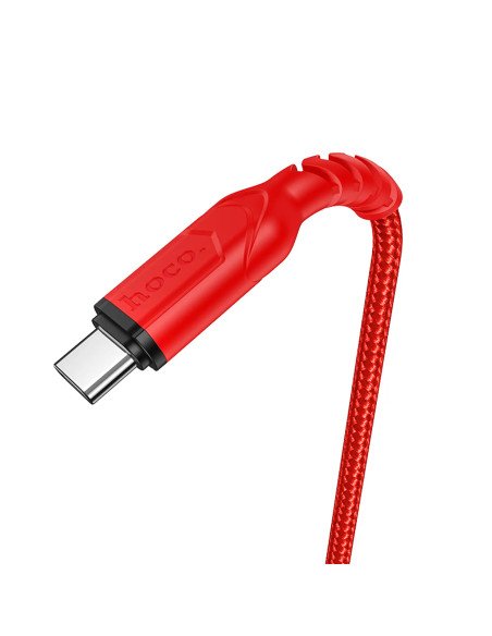 Cable Hoco X59 Victory Tipo C rojo 2m