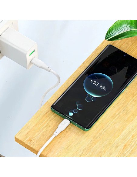 Cable Hoco X93 Force 100w Usb Tipo C A Usb Tipo C 2m