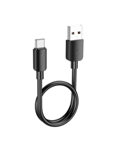 Cable USB a USB-C Mini 25cm Hoco X96 Negro