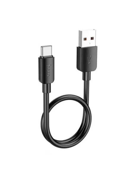 Cable USB a USB-C Mini 25cm Hoco X96 Negro