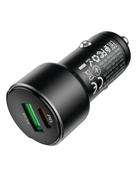 Cargador De Auto Carga Rapida 20w QC3.0- Hoco Z42