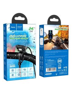 Cargador De Celular Para Motos Usb 2.4a Impermeable Hoco Z45