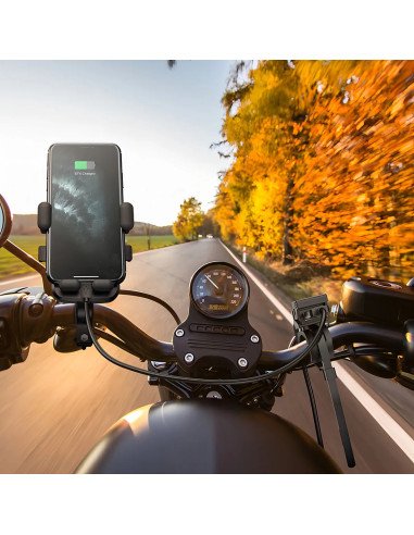 Cargador De Celular Para Motos Usb 2.4a Impermeable Hoco Z45