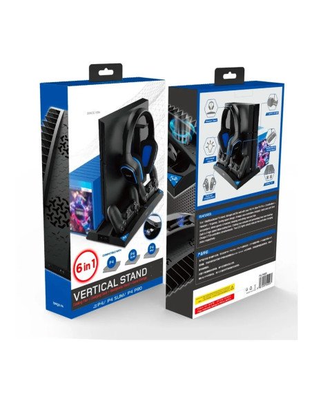Estación De Carga Multifuncional Para Ps4 Ipega Pg-p4009