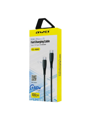 Cable Tipo C a Tipo C Awei CL-182c