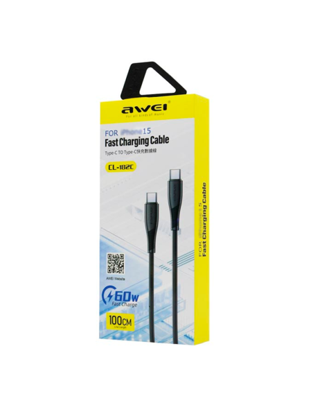 Cable Tipo C a Tipo C Awei CL-182c